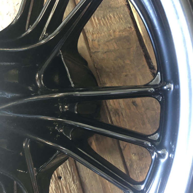 Indian Scout / Scout Sixty rear wheel - powder coated gloss black